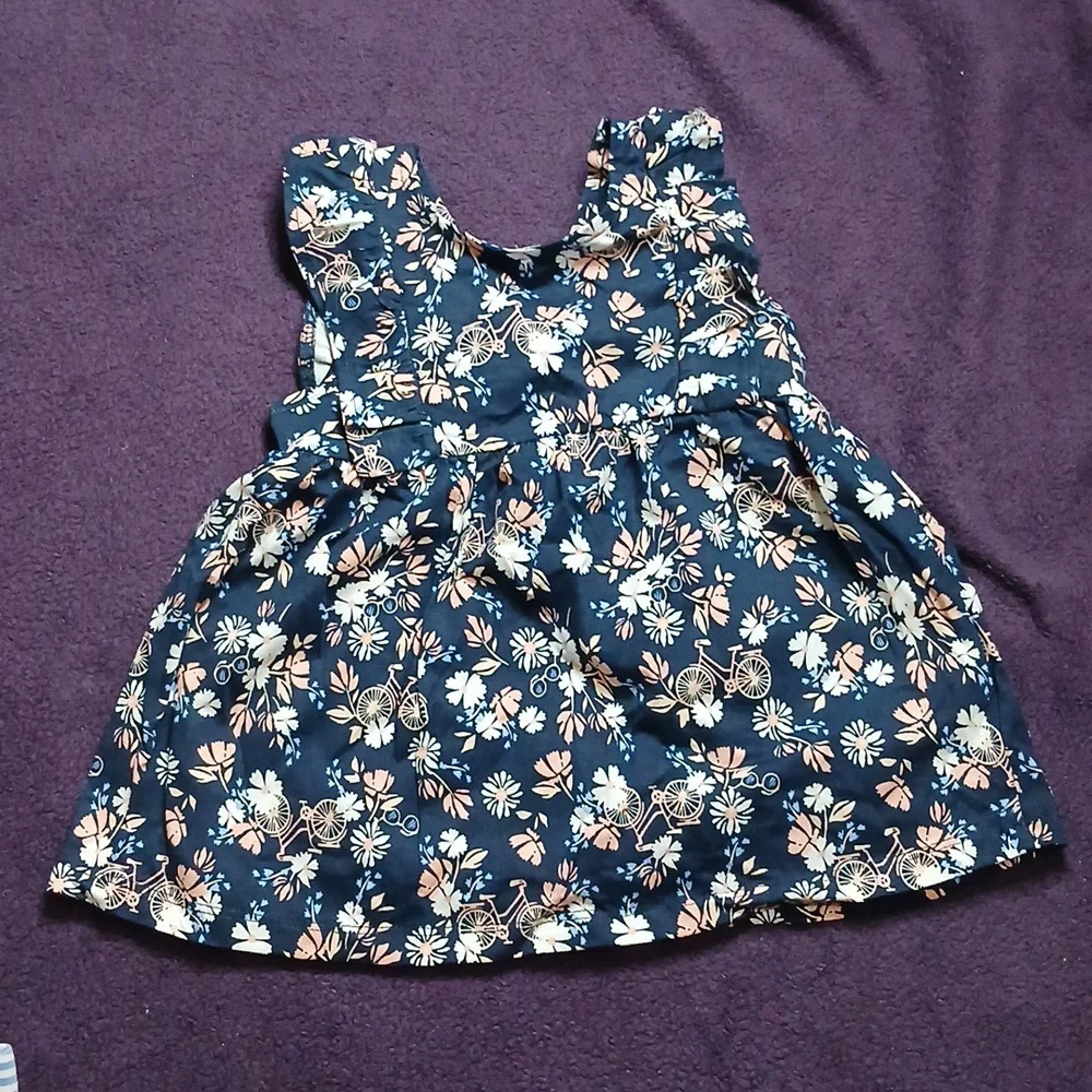Maggie & Zoe Mix and Match‎ 4 Piece Set Baby Girl tops and Bike shorts|Size: 24M